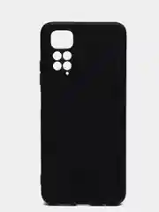 Черный чехол с защитой камеры и бархатом внутри Redmi Note 11 2022 6,43 / Note 11S 2022