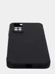 Черный чехол с защитой камеры и бархатом внутри Redmi Note 11 2022 6,43 / Note 11S 2022