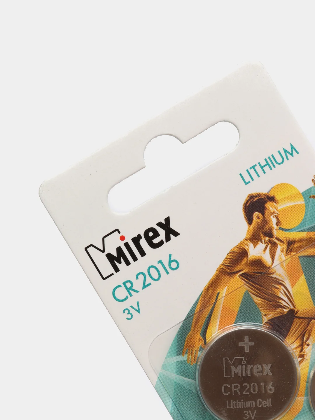 Батарейка литиевая CR 2016 3V Mirex, 2 шт