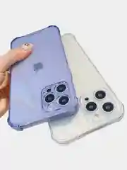 Желтый противоударный чехол для iPhone 11, 12, 13, 13 Pro защита камеры, прозрачный, неоновый