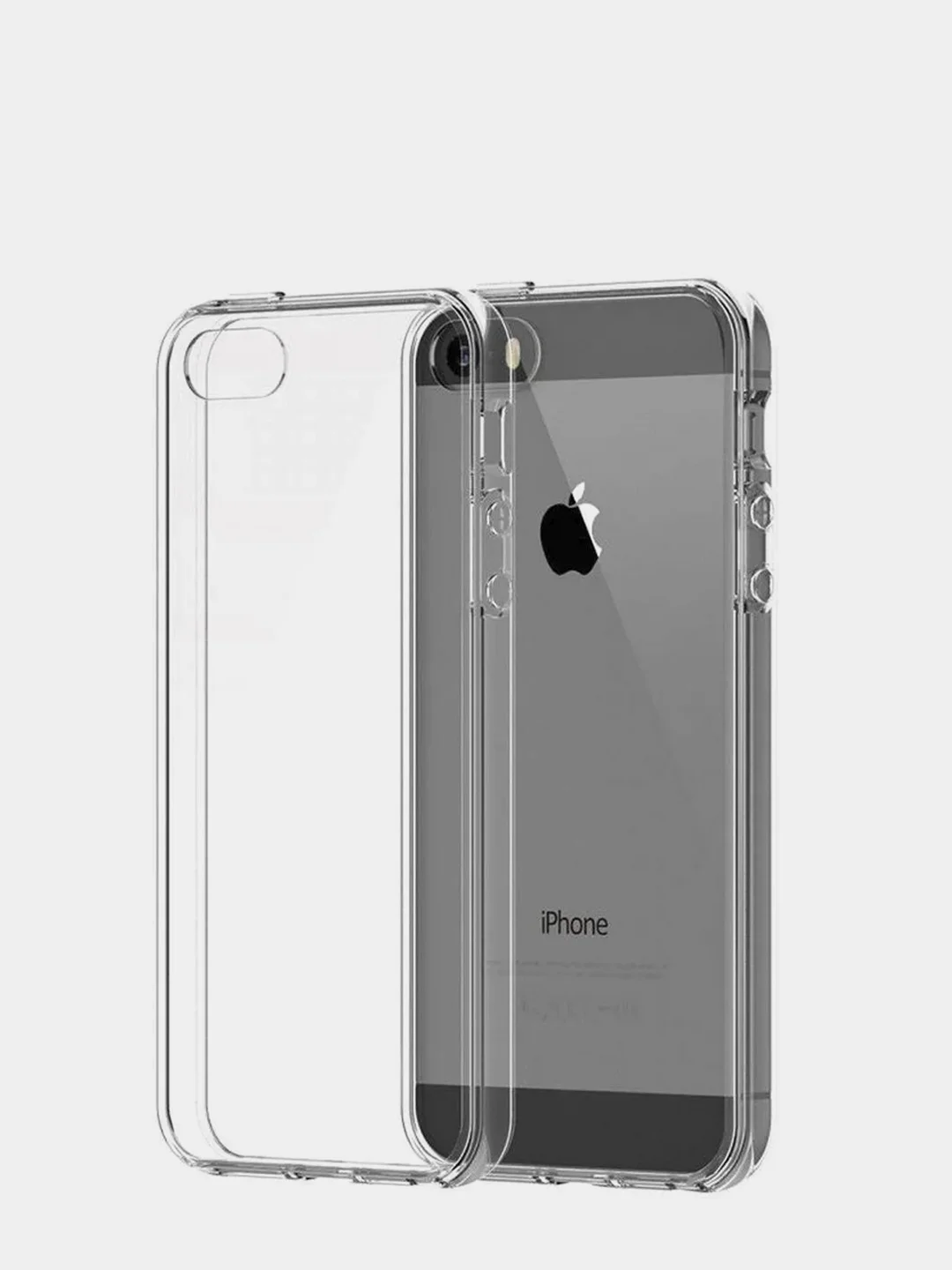 Прозрачный силиконовый чехол на все модели iPhone