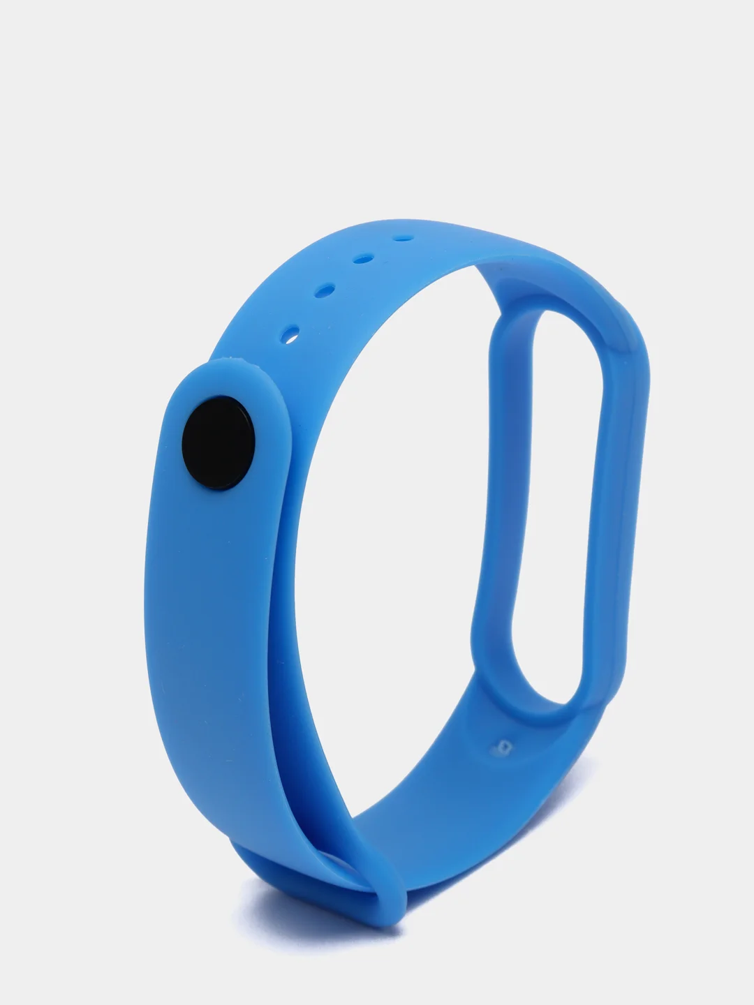 Голубой ремешок для Xiaomi Mi Band 5/Mi Band 6, силиконовый