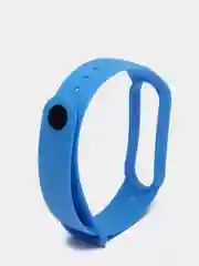 Голубой ремешок для Xiaomi Mi Band 5/Mi Band 6, силиконовый