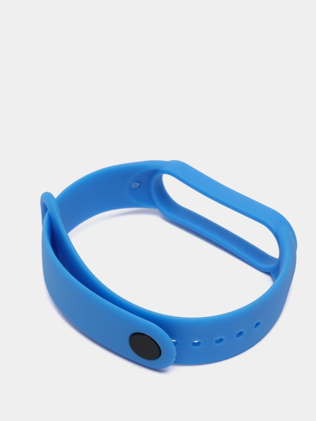 Голубой ремешок для Xiaomi Mi Band 5/Mi Band 6, силиконовый