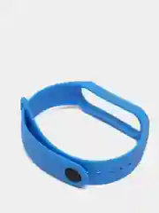 Голубой ремешок для Xiaomi Mi Band 5/Mi Band 6, силиконовый