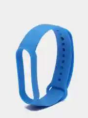 Голубой ремешок для Xiaomi Mi Band 5/Mi Band 6, силиконовый