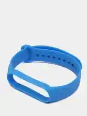 Голубой ремешок для Xiaomi Mi Band 5/Mi Band 6, силиконовый