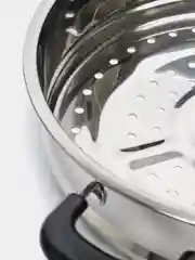 Серебряный мантоварка Sakura SA-663, 3 яруса, 14,5 л, 24 см