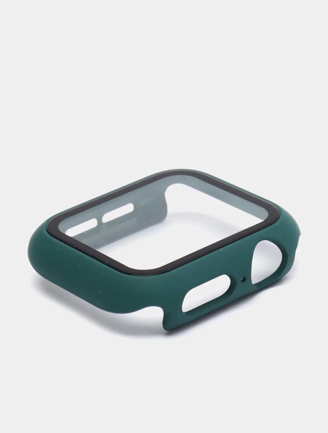Тёмно-зелёный бампер с защитным стеклом для Apple Watch 38/40/41/42/44/45/49