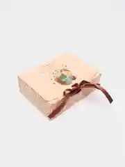 Бежевый коробка складная, подарочная, семейная