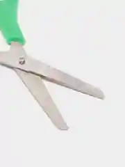 Зеленый ножницы с линейкой
