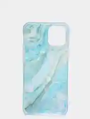 Лесной зеленый мраморный чехол для айфон iPhone 12 Mini, c попсокетом