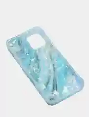 Лесной зеленый мраморный чехол для айфон iPhone 12 Mini, c попсокетом