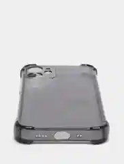 Черный противоударный чехол для iPhone 7+, XR, XS, 11, 12, 13 Pro Max, Mini, прозрачный, с защитой камеры
