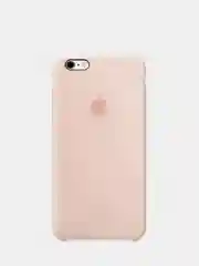 Пудровый силиконовый чехол iPhone 6 Plus / 6S Plus, с открытым низом