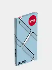 Белый стекло защитное 3D Glass с полным клеем для iPhone 6/6S, белая рамка