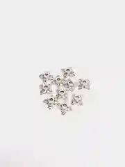 Серебряный шапочки для бусин, 6 мм