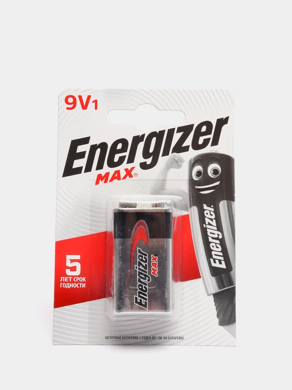 Батарейка крона 6LR61 Energizer Max, алкалиновая