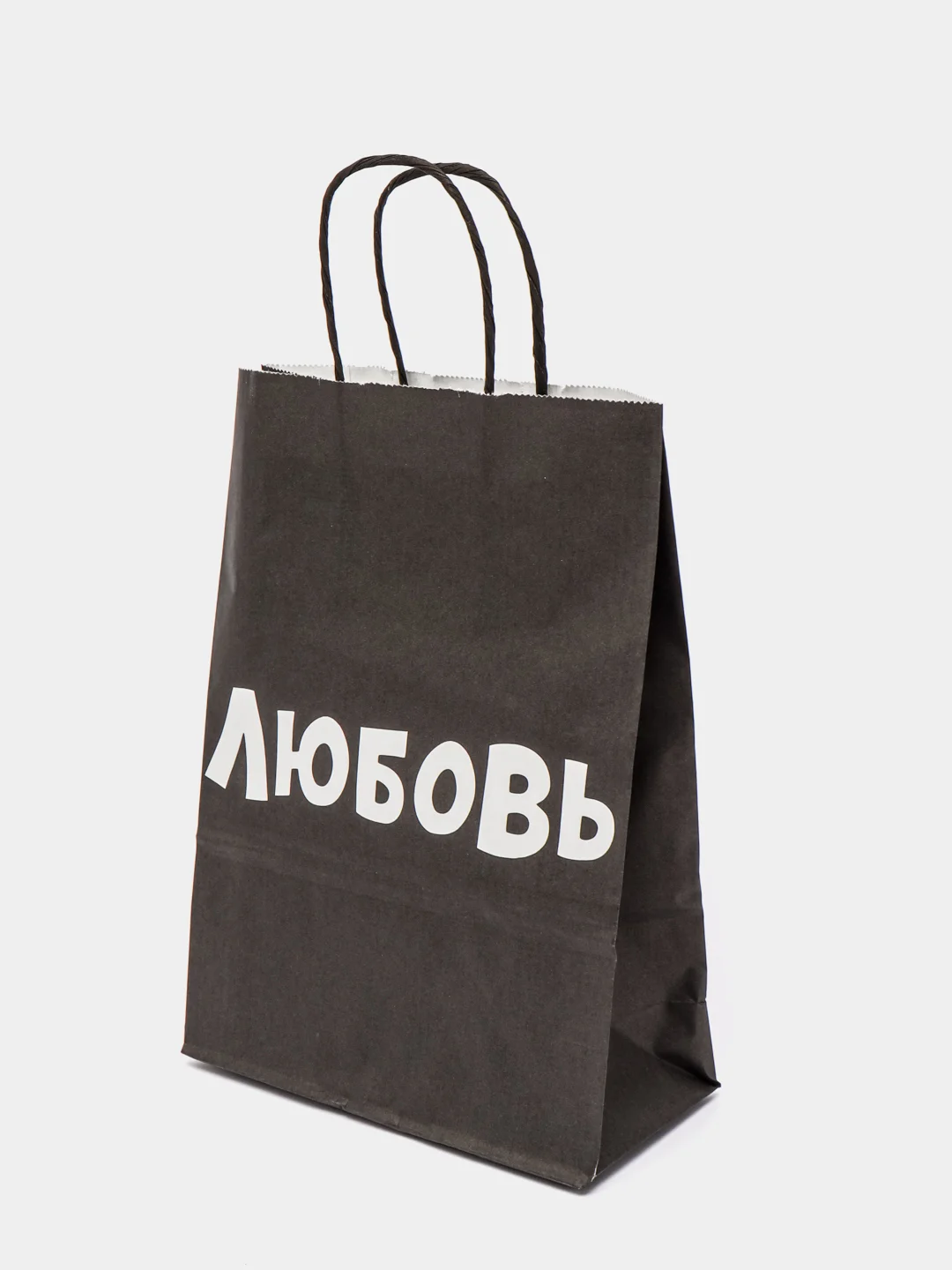 Бирюзовый пакет крафтовый с приколами, 18 х 8 х 25 см