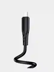 Черный кабель Type-C, MicroUSB зарядка для айфон Borofone BX48, для зарядки тэпси теэпси андройд