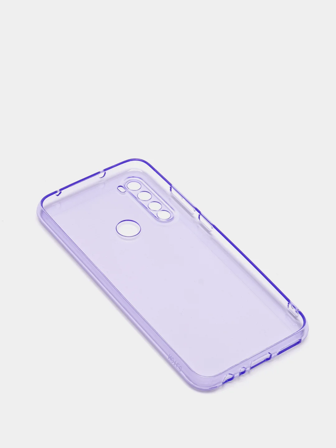 Лавандовый чехол Xiaomi Redmi Note 8, Note 8 2021, Редми Нот 8 прозрачный плотный неоновый с оттенком