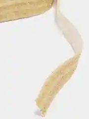 Золотой косая бейка, эластичная