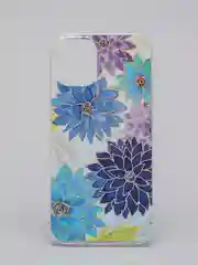 Белый чехол для iPhone 12/12 Pro/12 Mini с цветочным узором, блестки