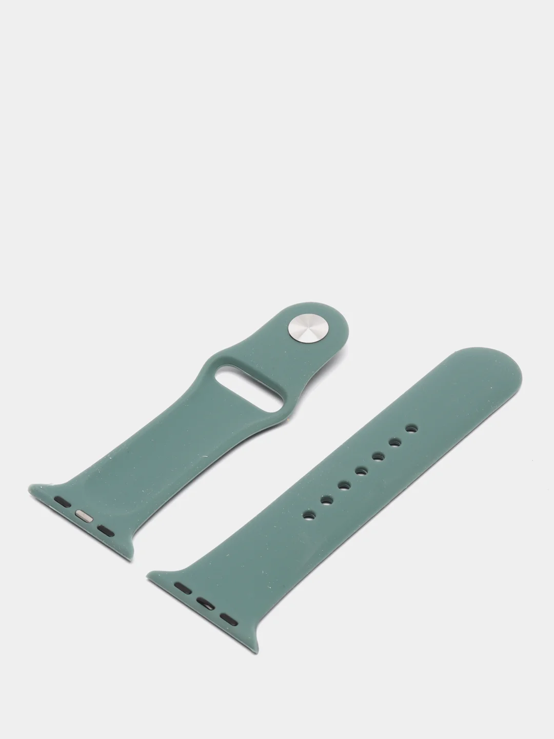 Серый ремешок для Apple Watch, силиконовый