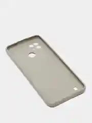 Серый чехол для Realme C21 силиконовый матовый, цветной