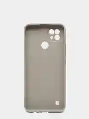 Серый чехол для Realme C21 силиконовый матовый, цветной