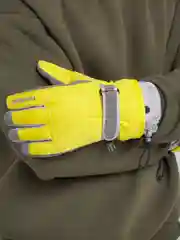 Желтый зимние перчатки, горнолыжные, унисекс