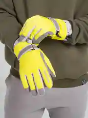 Желтый зимние перчатки, горнолыжные, унисекс