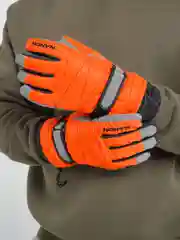 Оранжевый зимние перчатки, горнолыжные, унисекс