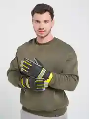 Черный зимние перчатки, горнолыжные, унисекс
