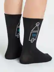 Белый носки  "Кальмар"
