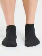 Угольный носки короткие, унисекс