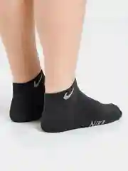 Угольный носки короткие, унисекс