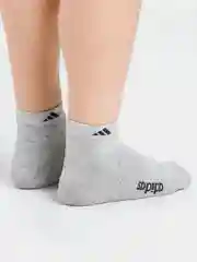 Серебряный носки короткие, унисекс