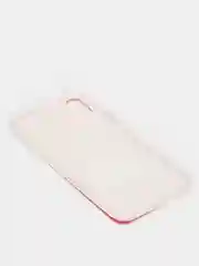 Красный чехол Apple iPhone XR силиконовый с рисунком