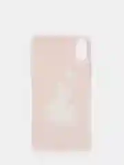 Красный чехол Apple iPhone XR силиконовый с рисунком