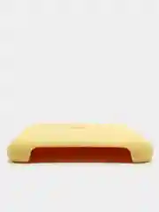 Светло-жёлтый чехол Silicone Case для iPhone 7, 8, SE 2020, с открытым низом