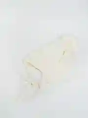 Молочный демисезонная шапка для девочки с хлопковым подкладом