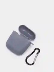 Синий меланж силиконовый чехол для беспроводных наушников AirPods