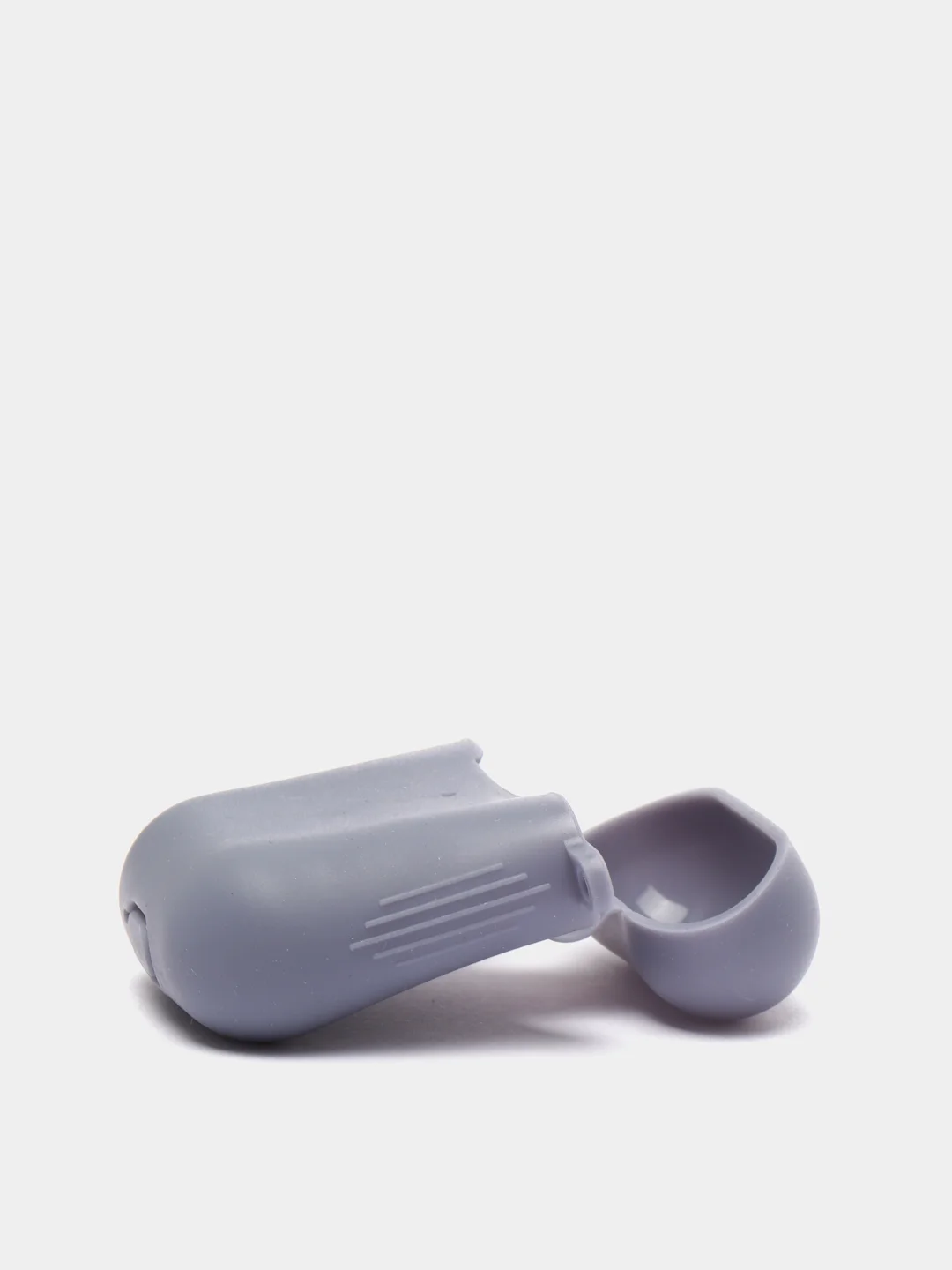Синий меланж силиконовый чехол для беспроводных наушников AirPods