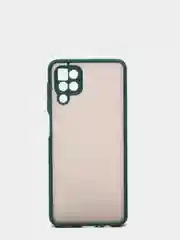 Тёмно-зелёный матовый чехол для Samsung A22S, A03S, A12, A22, A32, A52, A72, M12, M32
