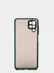 Тёмно-зелёный матовый чехол для Samsung A22S, A03S, A12, A22, A32, A52, A72, M12, M32