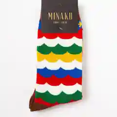 Носки Minaku, разноцветные, размер 36-41, 23-27 см