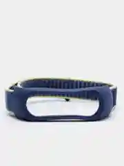 Синий меланж нейлоновые ремешки для фитнес-браслетов Xiaomi Mi Band 3, Mi Band 4, Mi Band 5