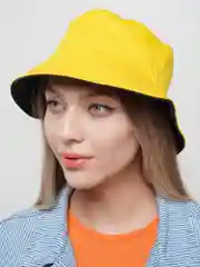 Желтый панама двусторонняя, унисекс