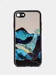 Тёмно-серый чехол "While" для iPhone, на айфон 7/8 Plus 11 12/12 Pro 13 XR
